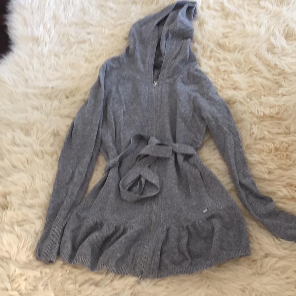 Grey cardigan